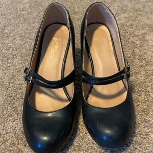 Elegant Black Mary Jane Women's Shoes